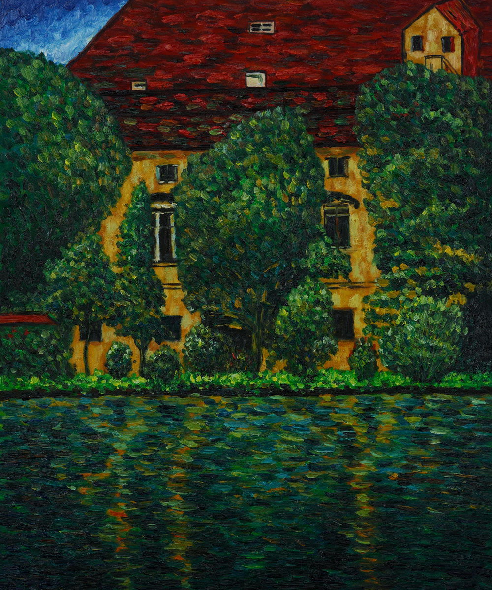 Schloss Kammer on Attersee II - Gustav Klimt Paintings